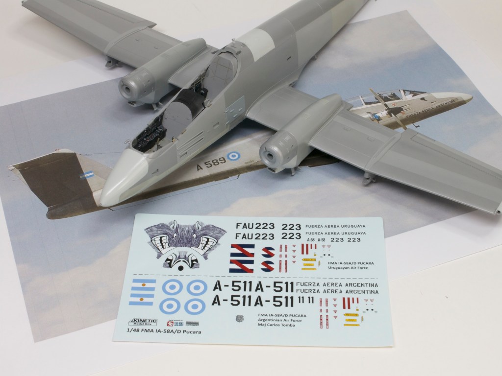 I take a detailed look at Kinetic’s brand-new 1/48 FMA Pucará, the first time this aircraft has been model in plastic, in this scale.